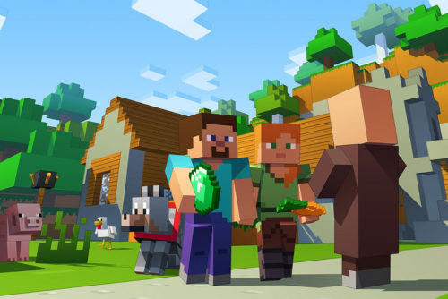 Monday - Minecraft Coding  (Rainbow City)